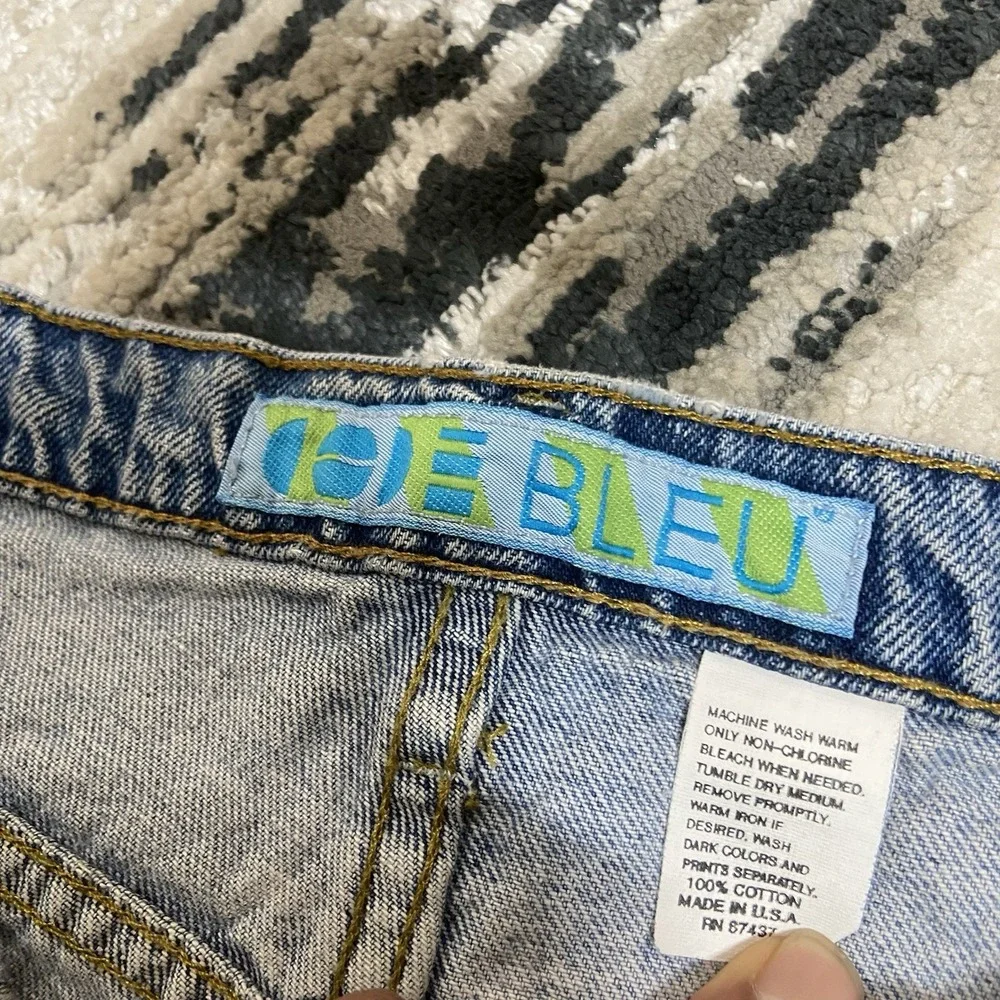 Vintage Code Bleu Jeans 34x32 Washed Blue 90s‎ Made in USA